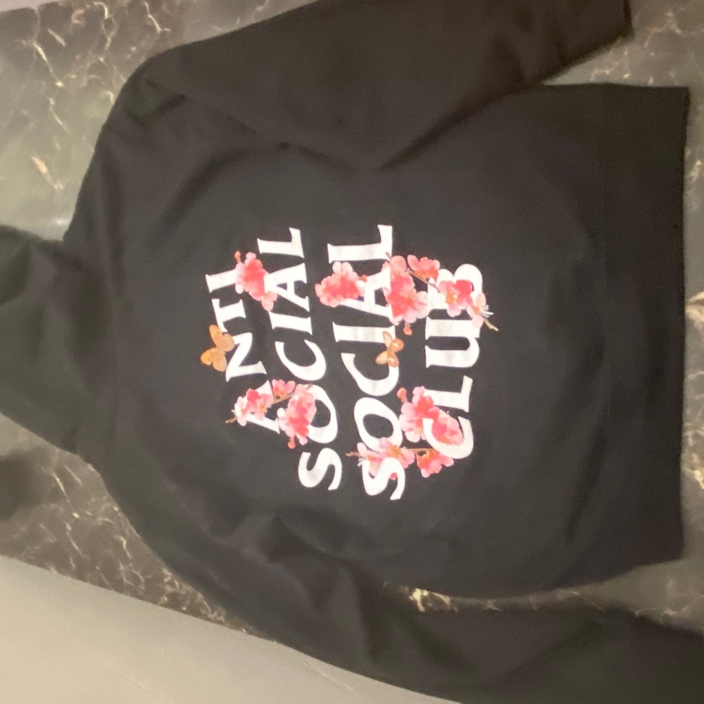 Anti social club hoodie